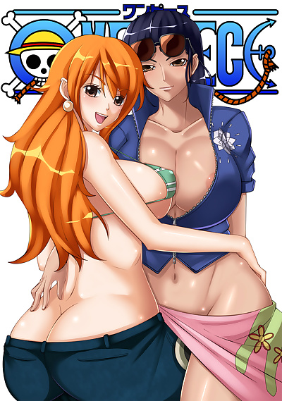  manga My One Piece Collection, boa hancock , nami , big breasts , anal 