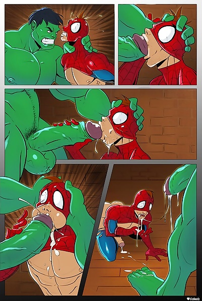  manga Spidey VS Hulk, superheroes 