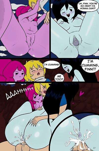  manga MisAdventure Time 2 - What Was Missing.., threesome  adventure time