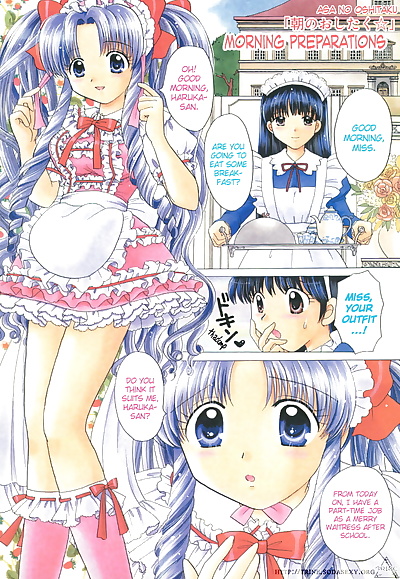 İngilizce manga sabah hazırlıklar, full color , manga 