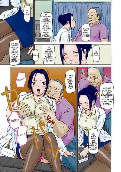 english manga Hokenshitsu de.... - In the nurses room, full color  anal
