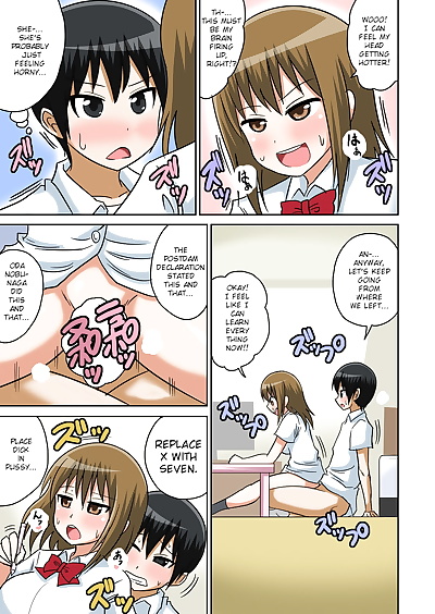 english manga Classmate to Ecchi Jugyou Ch. 6, full color , manga  full-censorship