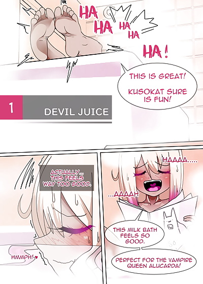 İngilizce manga şeytan suyu, full color , manga 
