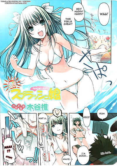 anglais manga Splash musume - Splash Fille, full color , manga 