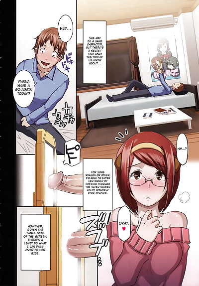 english manga Gamen no Mukou Gawa - On the Other.., blowjob , full color  stockings