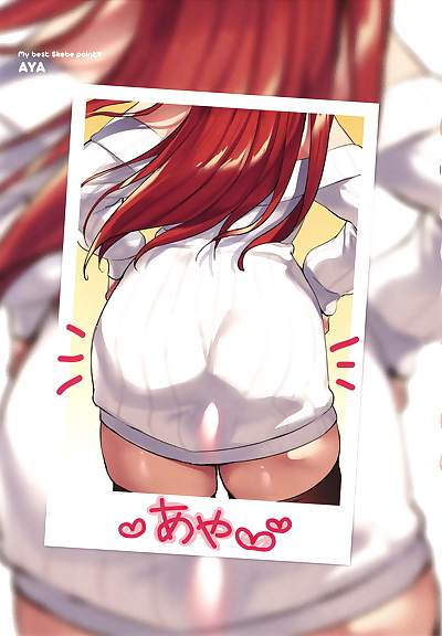  manga Minamoto Kanojo no Ichiban Sukebe na.., big breasts , full color  stockings