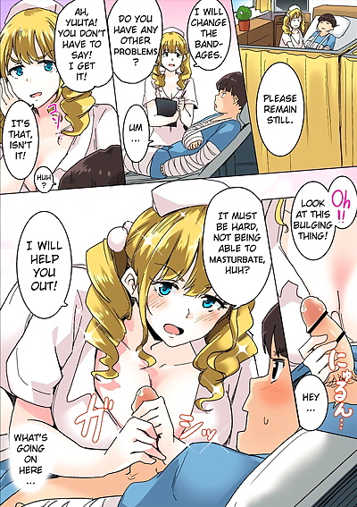 english manga Wakamatsu Sundome Nurse no Monzetsu.., big breasts , anal 