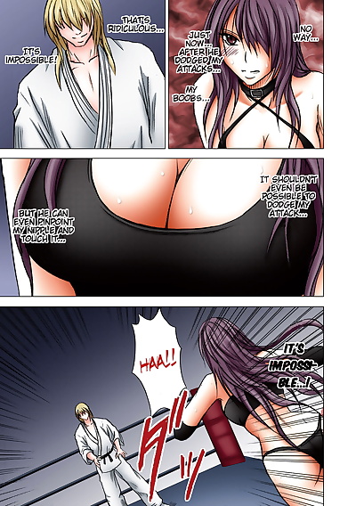 english manga Crimson Girls Fight Maya Hen Full.., big breasts , full color  spanking