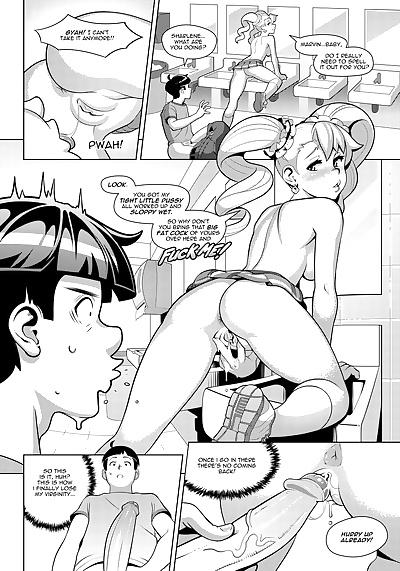 el manga Caliente Mierda Alta 1, cheating 