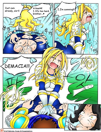  manga When the Servers go Down - part 2, full color , doujinshi  tentacles