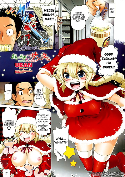الإنجليزية المانجا Oisogi♡Santa-san - Santa in a Rush, big breasts , anal  christmas