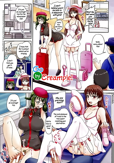 anglais manga nakadashi De go! Aller :Par: creampie.., big breasts , full color  garter-belt