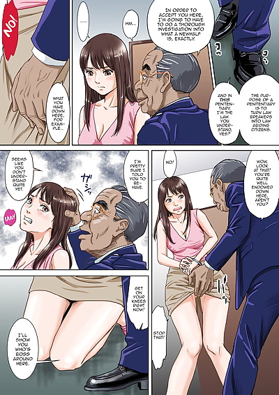 english manga Newhalf Prisoner, blowjob , full color  manga