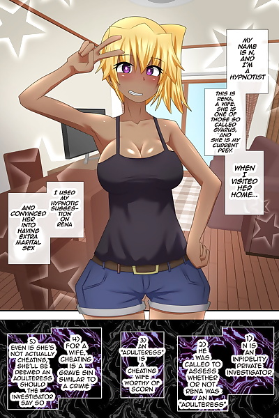 english manga Gal-zuma Saimin Inpu Test, big breasts , full color  ahegao