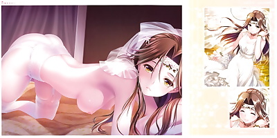 manga shoya, bismarck , jintsuu , big breasts , full color 