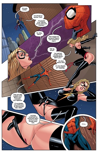 manga spiderman & Ms Marvel, superheroes 