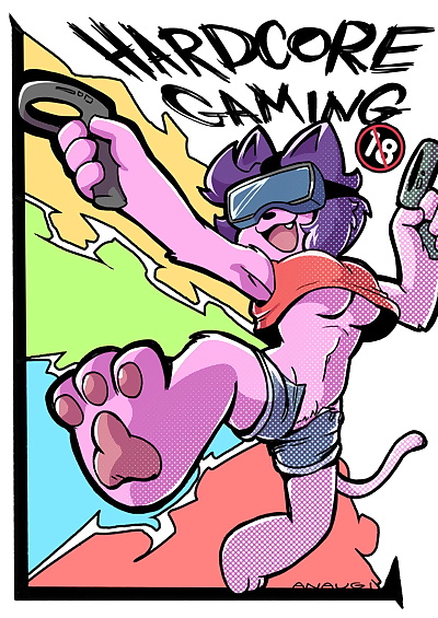 englisch-manga penny: hardcore gaming, anal , full color  furry