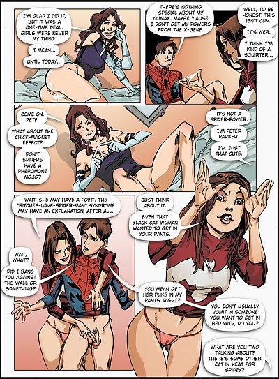 manga spidercest 5, incest , superheroes 